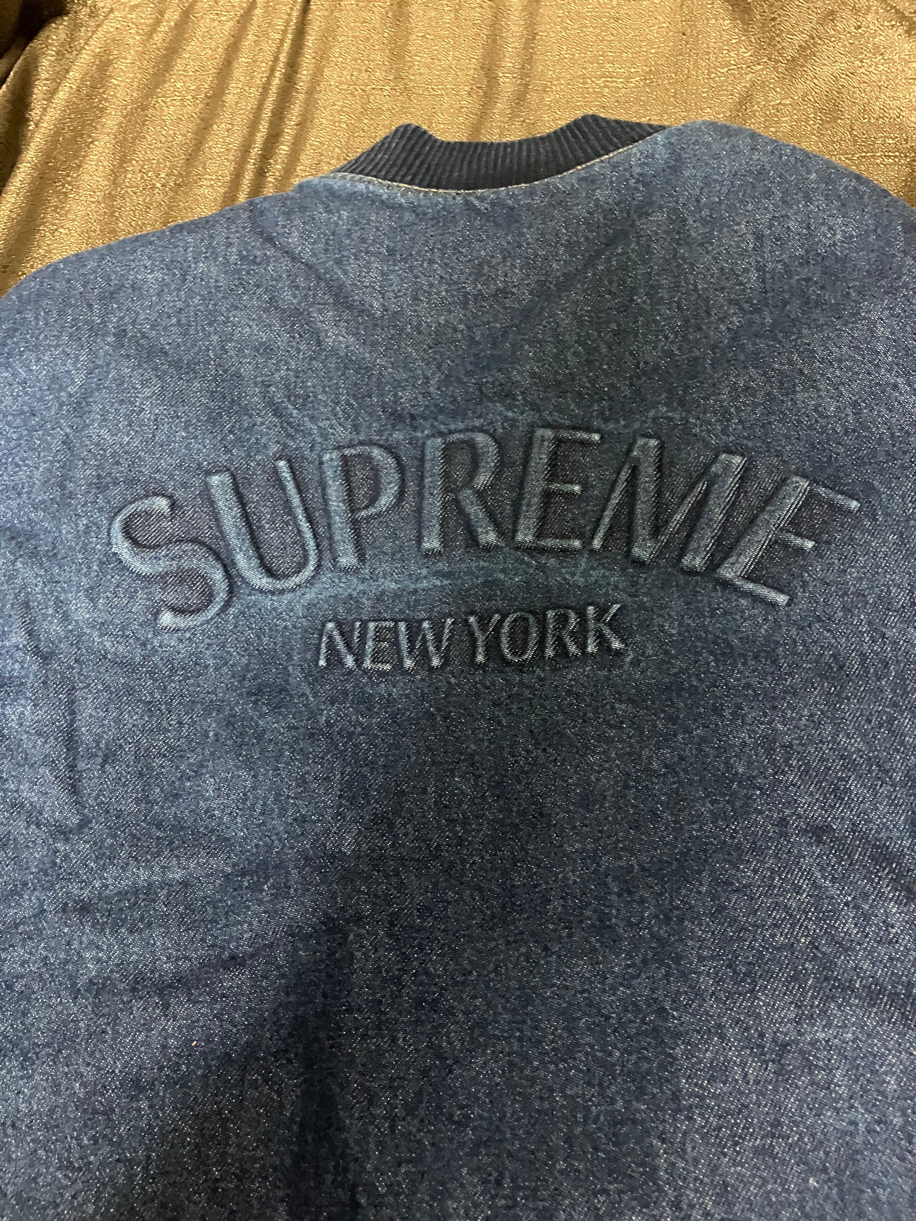 デニムヴァーシティジャケット