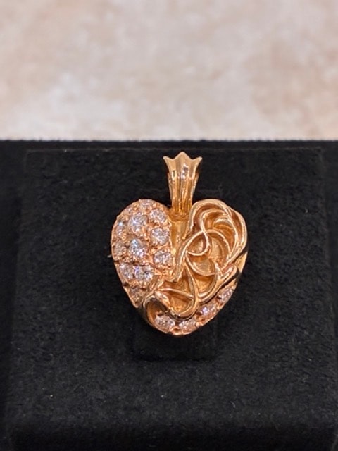 【Chrome Hearts】「ハート」ゴールドパヴェダイヤ St.Barth限定 