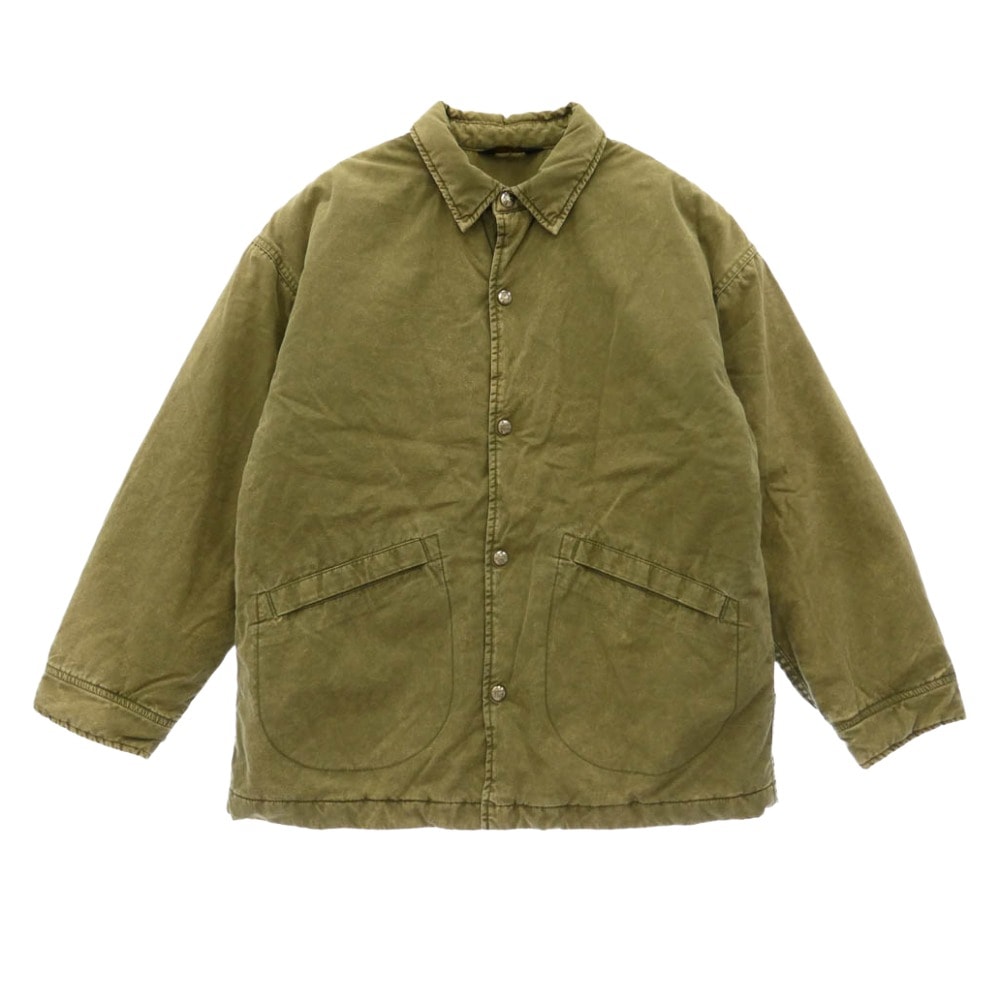 TENDERLOIN テンダーロイン ATX JKT ACID 中綿 コーチ ジャケット カーキ系 S【中古】