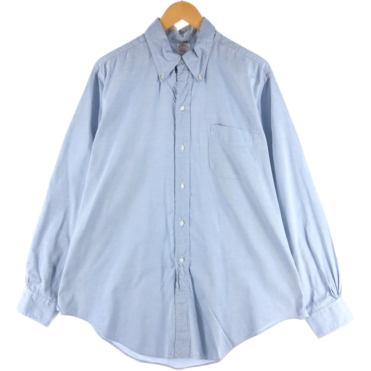 古着 90年代 ブルックスブラザーズ Brooks Brothers MAKERS 長袖 ボタンダウンシャツ USA製 メンズL相当 ヴィンテージ/eaa528673