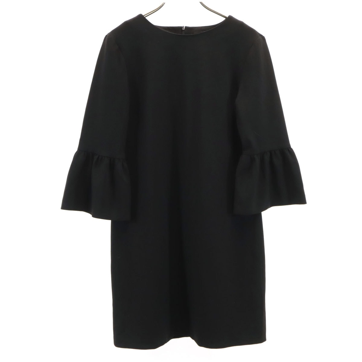 ZARA WOMAN ザラウーマン 7分袖 ワンピース S ブラック