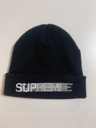 Supreme Motion Logo Beanie "Black" (20SS)