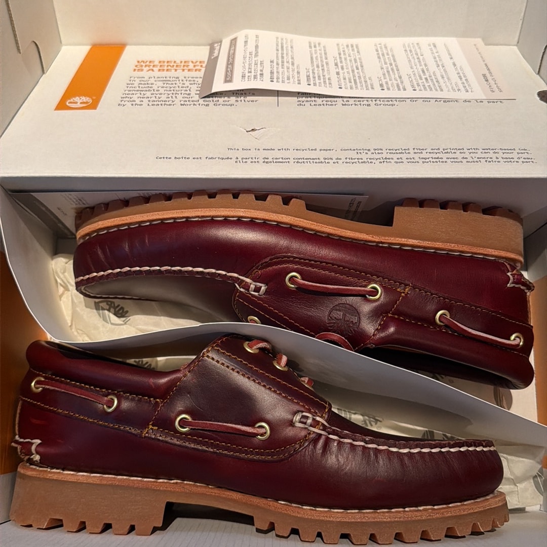 Timberland 3 EYE CLASSIC LUG "BURGUNDY"