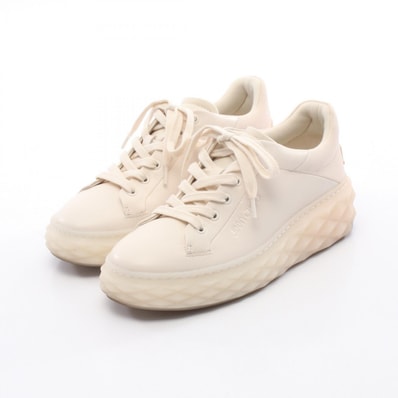 ジミーチュウ JIMMY CHOO スニーカー 靴 レザー レディース ベージュ系 【中古】