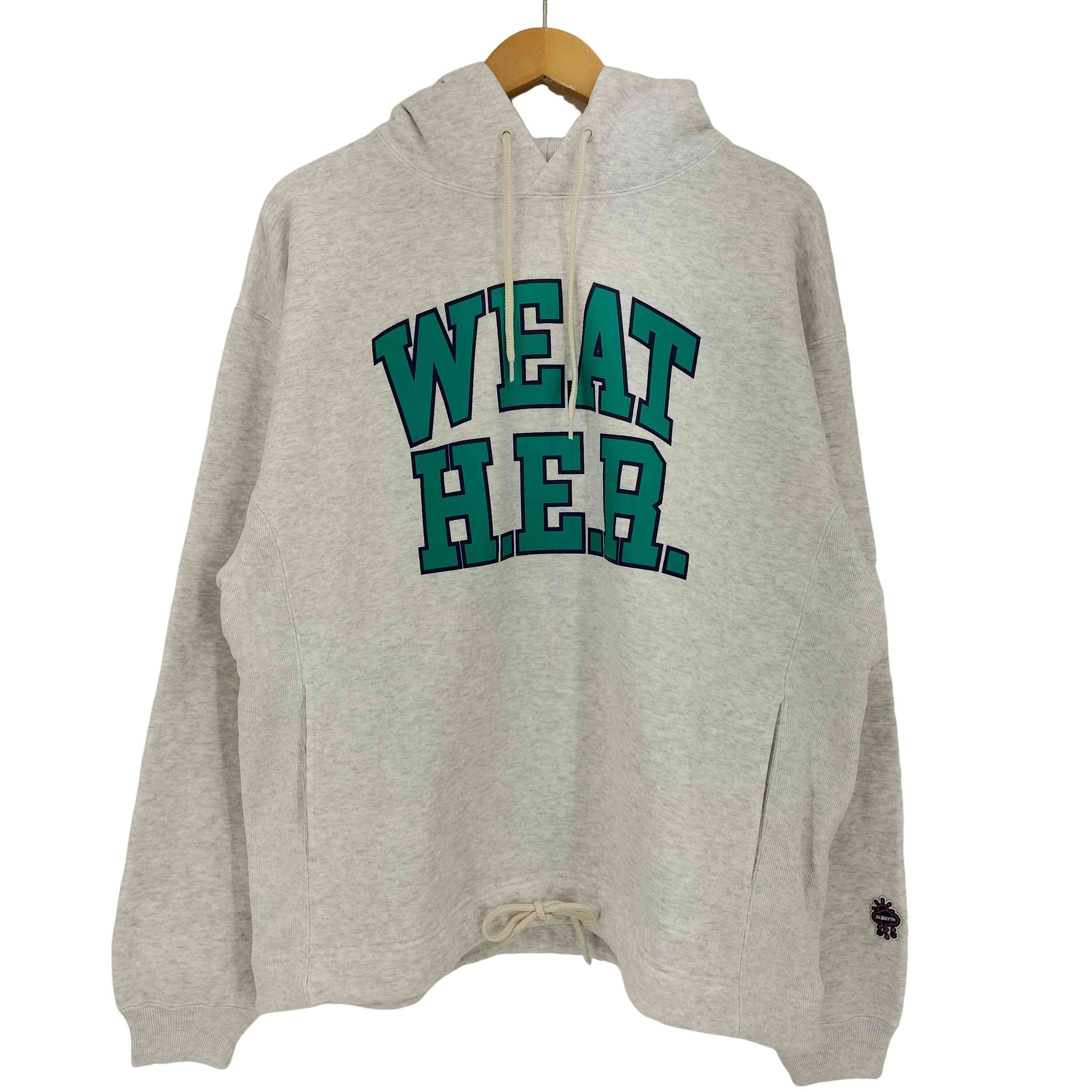 24aw WEAT H.E.R. Hoodie Ash【1143546355797】