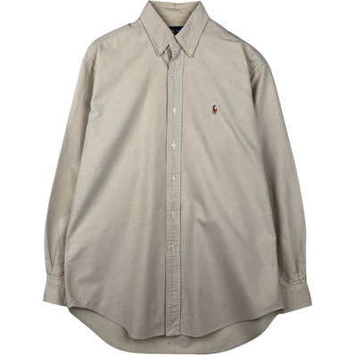 古着 ラルフローレン Ralph Lauren BLAKE 長袖 ボタンダウンシャツ メンズM相当/eaa643839
