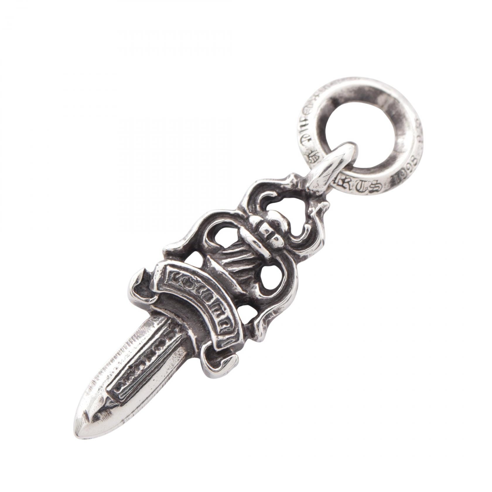 クロムハーツ CHROME HEARTS ダガー チャーム ペンダントトップ ジュエリー シルバー925 メンズ シルバー系 【中古】