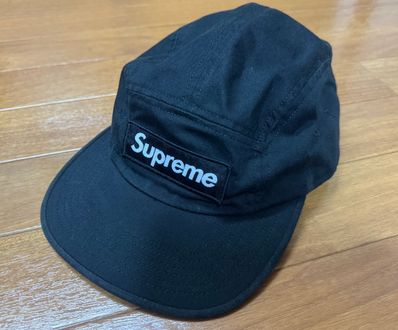 supreme キャップ “black” フリーサイズ