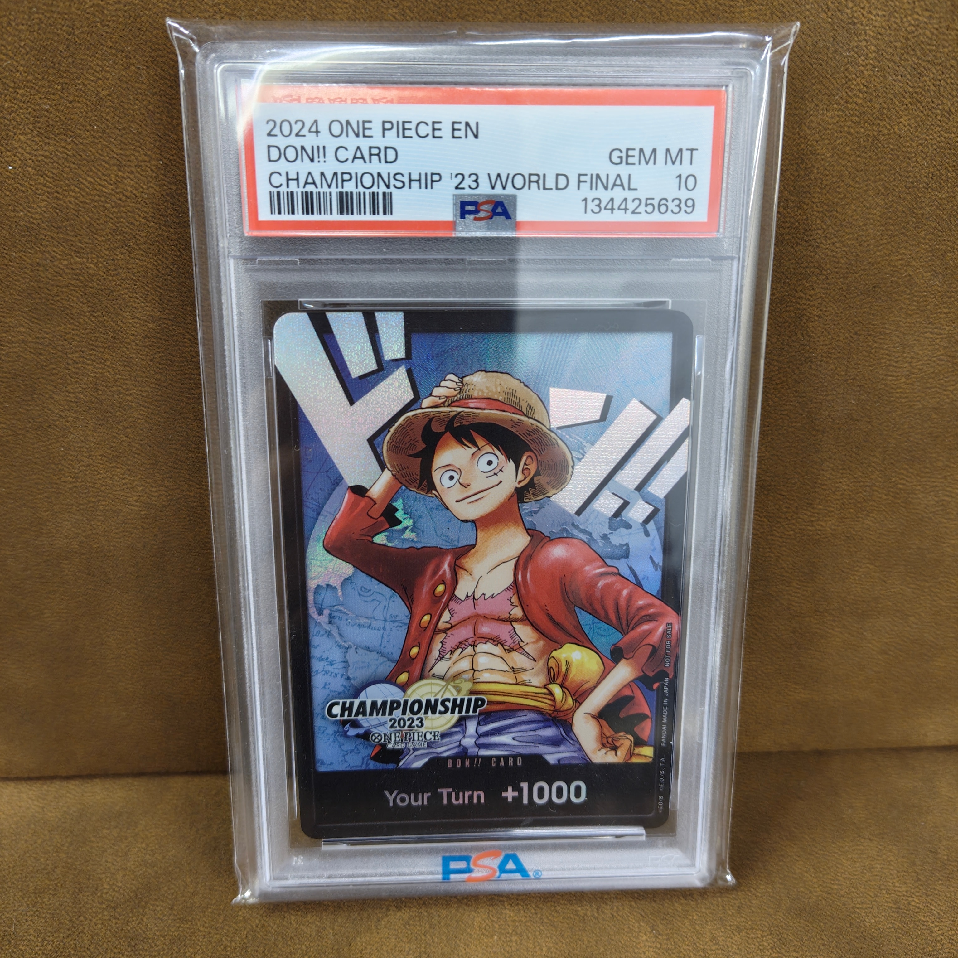 ドン!!カード : モンキー・D・ルフィ (プロモーションカード「チャンピオンシップ2023 ワールドファイナル記念品」)