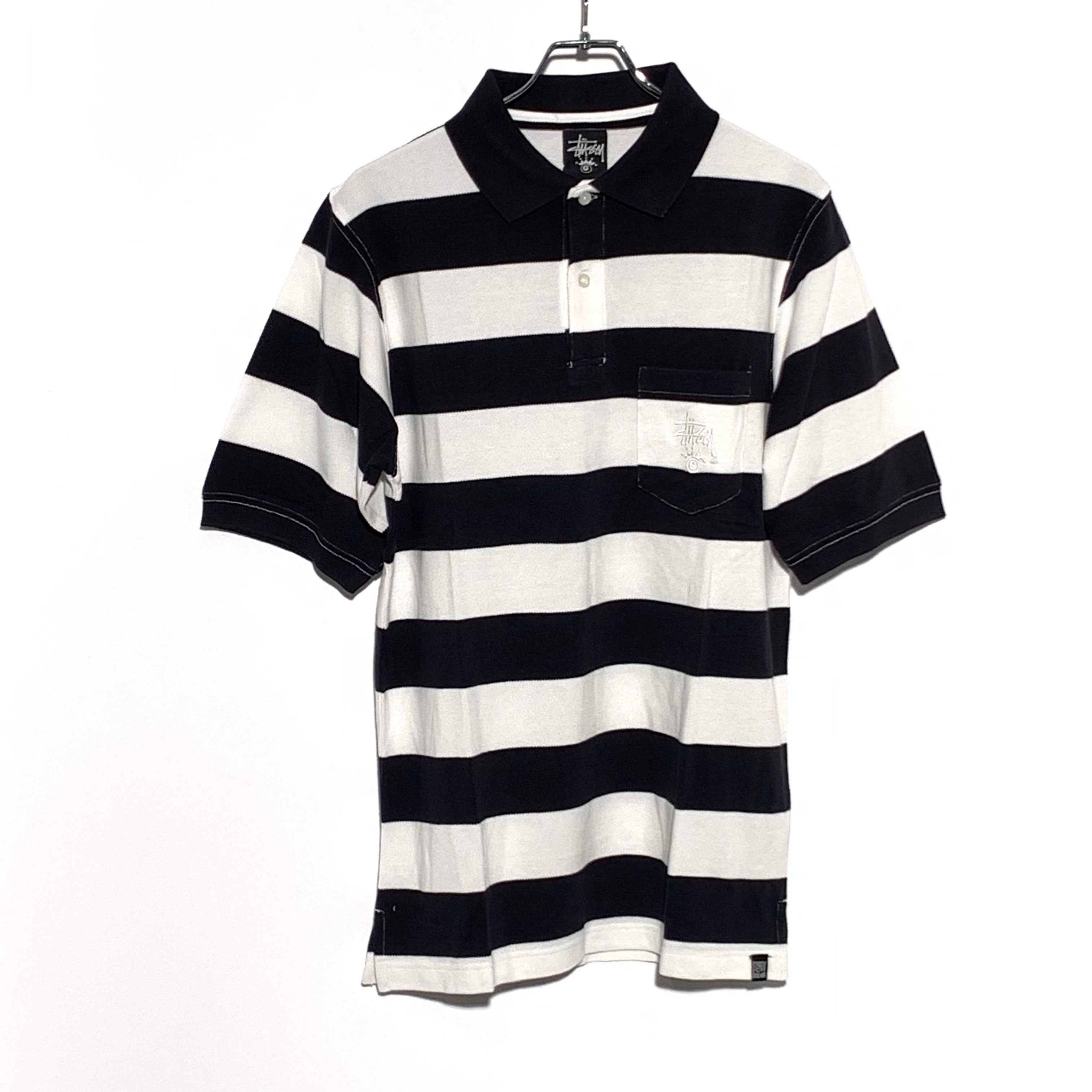 stussy border polo