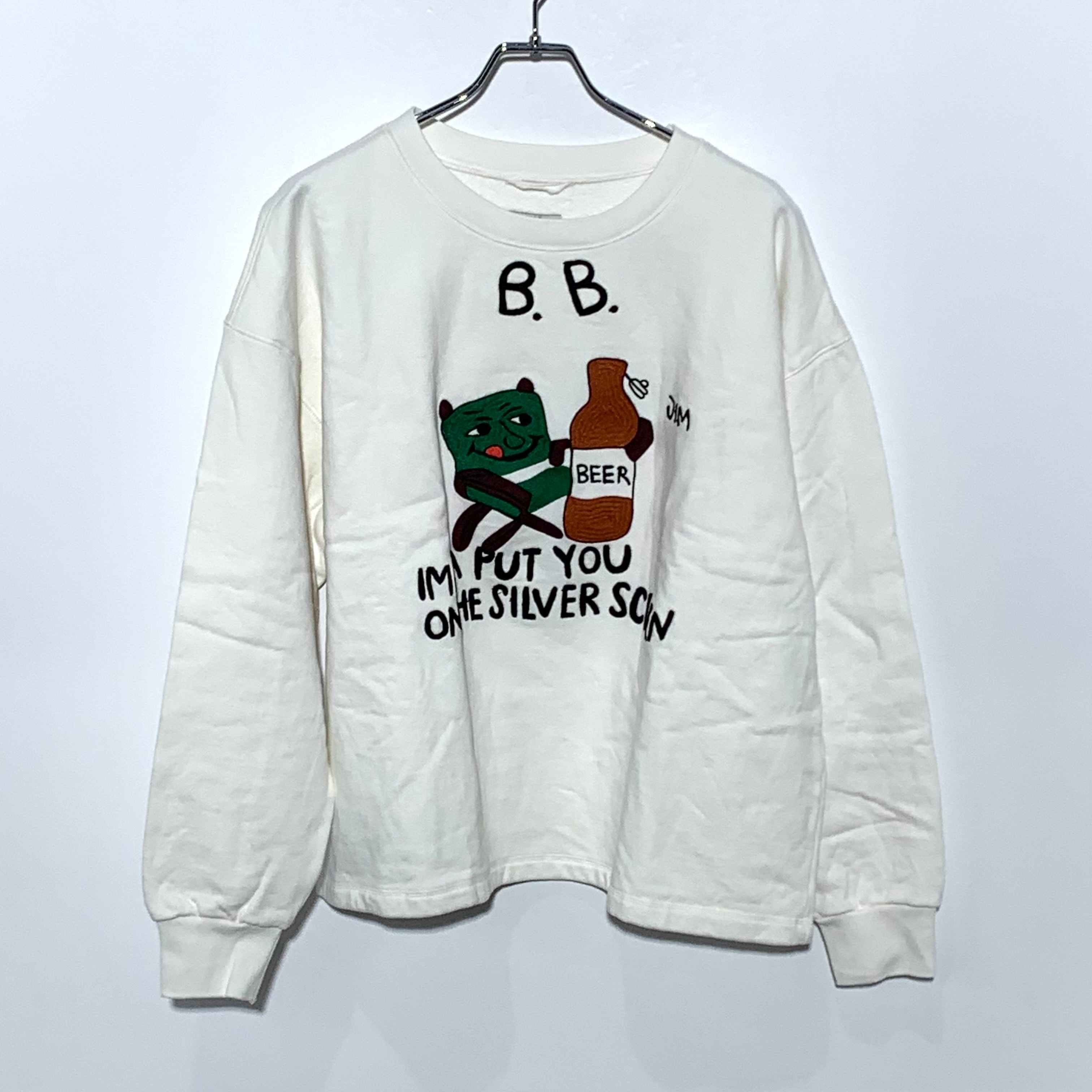 BODE SILVER SCREEN SWEATSHIRT White