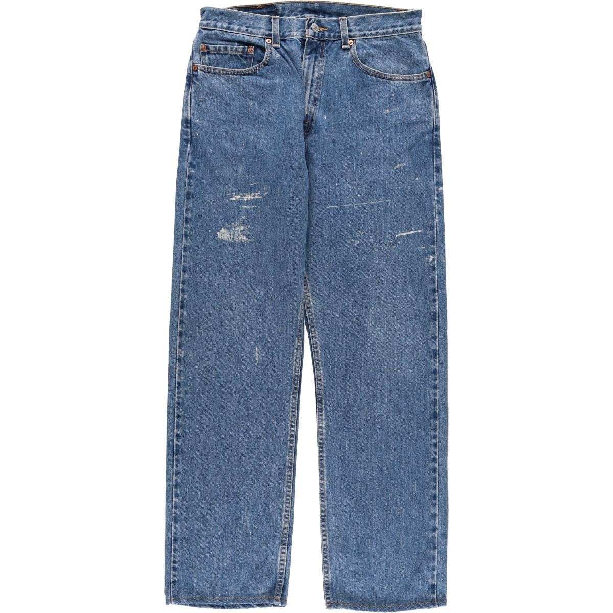 古着 00年代 リーバイス Levi's 505 REGULAR FIT STRAIGHT LEG テーパードデニムパンツ メンズw32相当/eaa574622