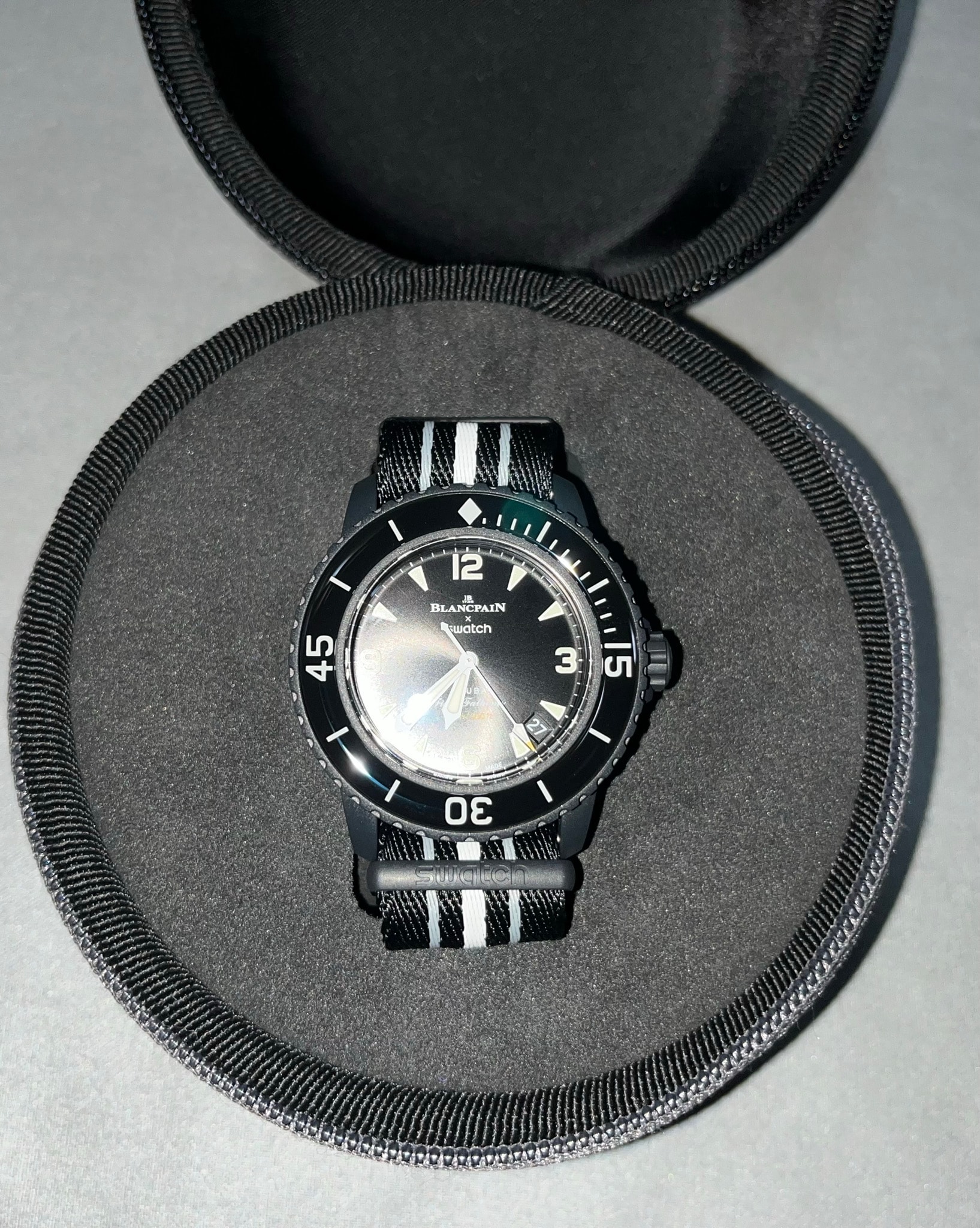 Blancpain x Swatch Bioceramic Scuba Fifty Fathoms Collection "Ocean of Storms"