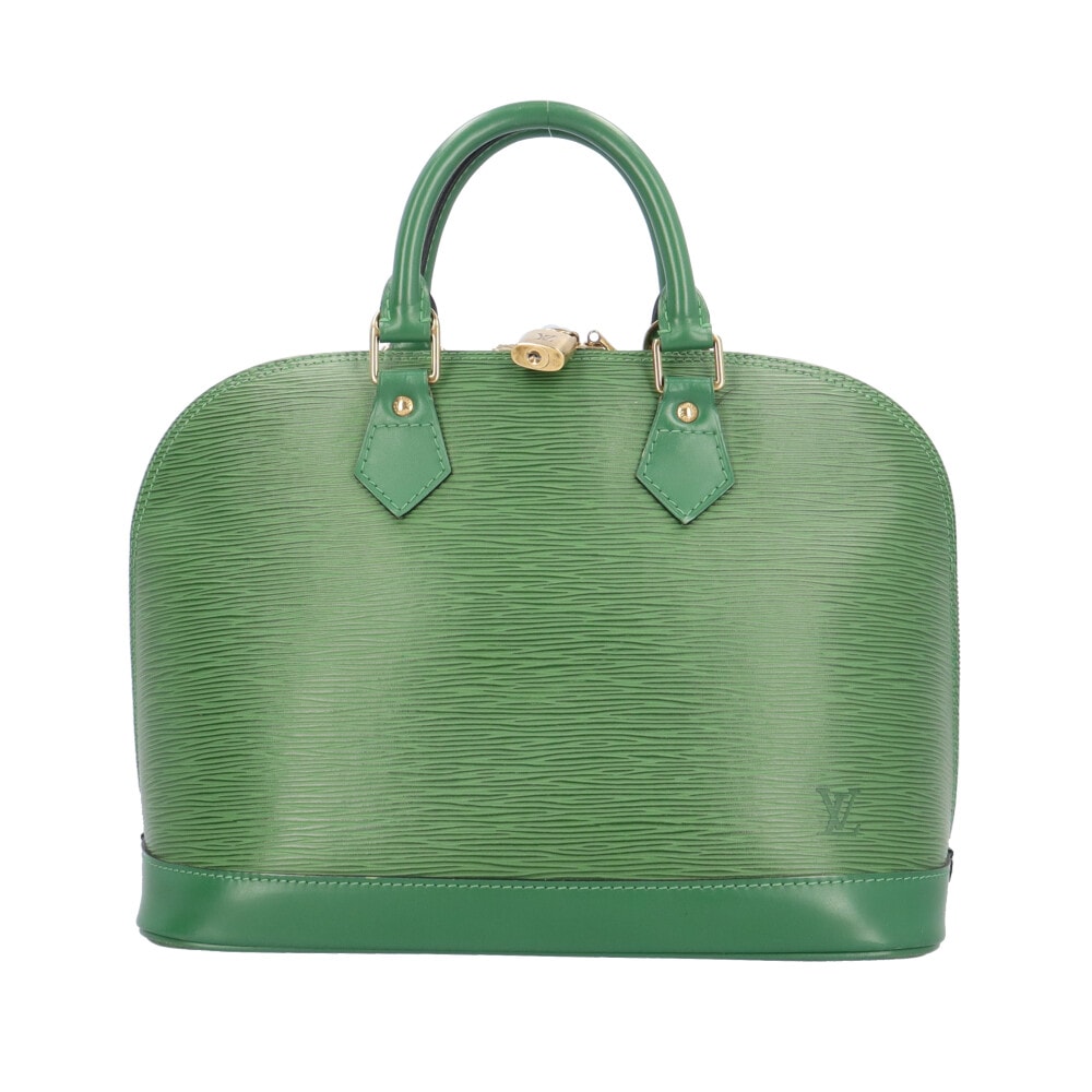 ルイヴィトン アルマ エピ ハンドバッグ エピレザー M52144 グリーン レディース LOUIS VUITTON  中古