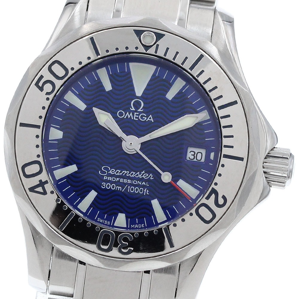 ☆良品 オメガ シーマスター300m 2285.80 レディース 【中古】