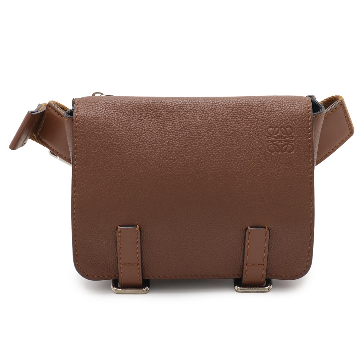 B (目立った傷や汚れなし)】ロエベミリタリーバムバッグ アナグラム