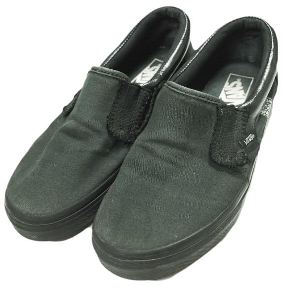 VANS x SSZ バンズ エスエスズィー 別注 REVERSE SLIPON リバーススリッポン US6.5(24.5cm) ブラック 裏VANS 反転 BEAMS SURF&SK8 スニーカー シューズ g23761