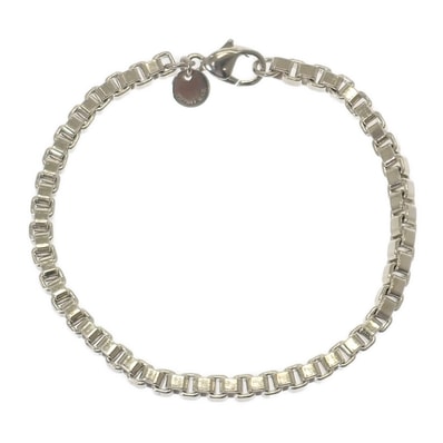 ティファニー TIFFANY&Co. ベネチアンリンク 60150727 ブレスレット スターリングシルバー シルバー ミディアム メンズ レディース【中古】【ABランク】