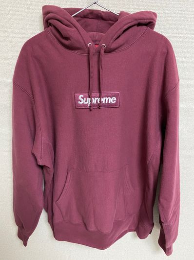 Supreme Box Logo Hooded Sweatshirt "Plum" (21FW)