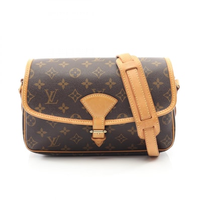 ルイ・ヴィトン LOUIS VUITTON ソローニュ モノグラム ショルダーバッグ バッグ PVCコーティングキャンバス レザー レディース ブラウン系 M42250 【中古】
