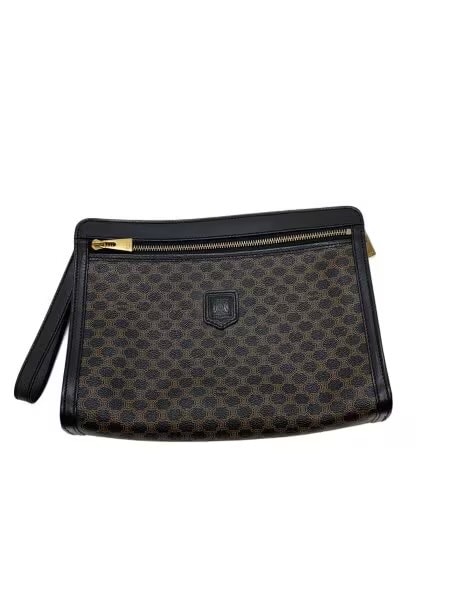 CELINE Macadam Clutch Bag "Black"