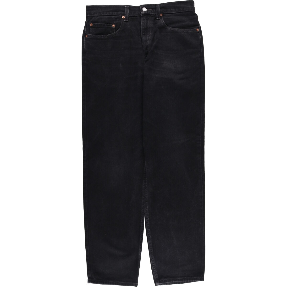 古着 00年代 リーバイス Levi's 550 RELAXED FIT ブラックデニム テーパードデニムパンツ メンズw34相当/eaa562924