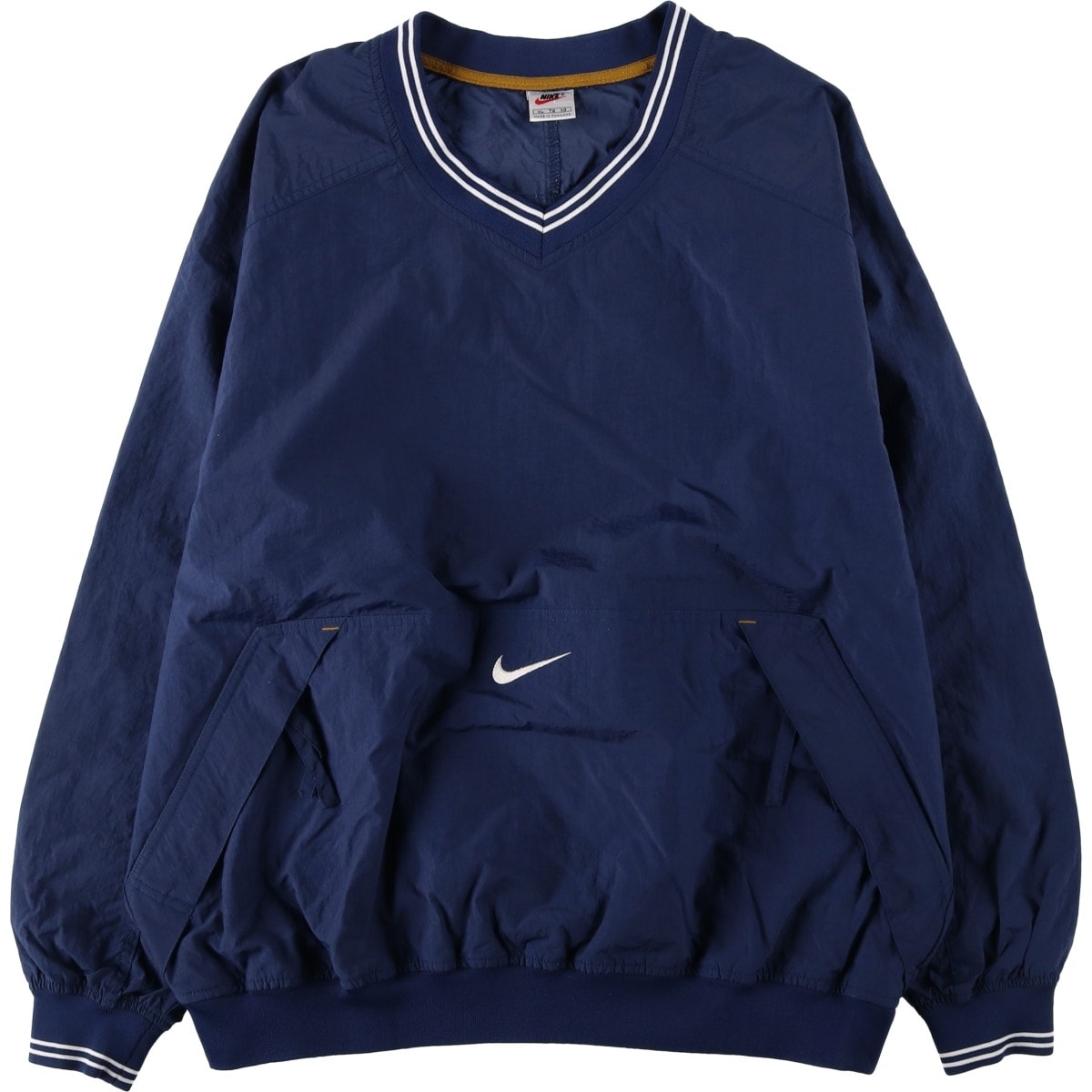古着 90年代 ナイキ NIKE Vネック ナイロンプルオーバー メンズXL相当 ヴィンテージ/eaa630939