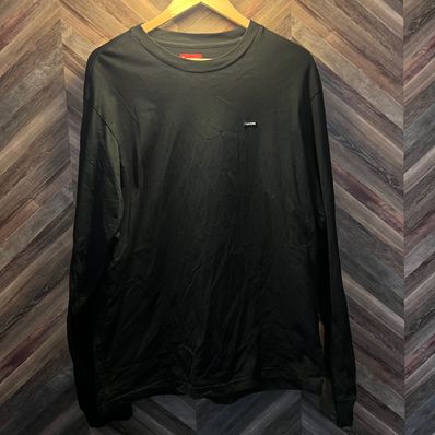 Supreme Small Box L/S Tee "Black"(21FW)