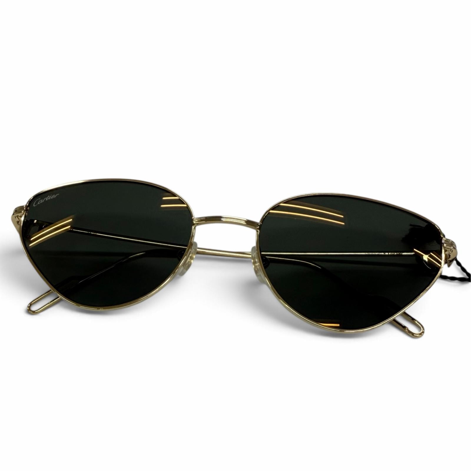 未使用品 カルティエ サングラス トリニティ 57□19 CT0155S