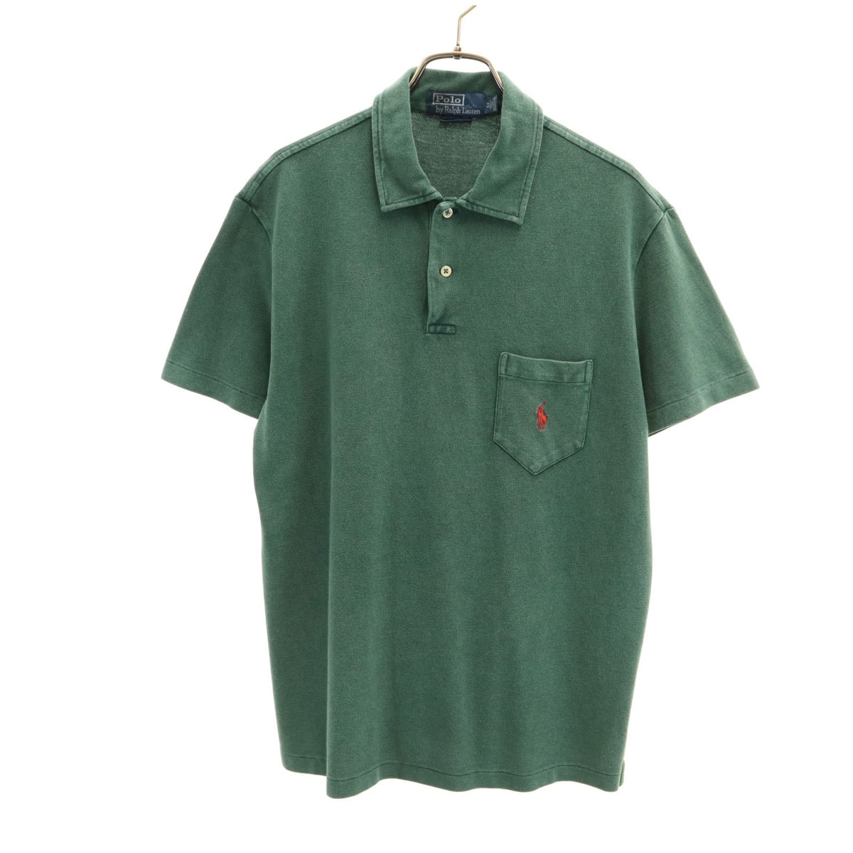 Polo by Ralph Lauren ポロバイラルフローレン 半袖 ポロシャツ M グリーン 鹿の子地