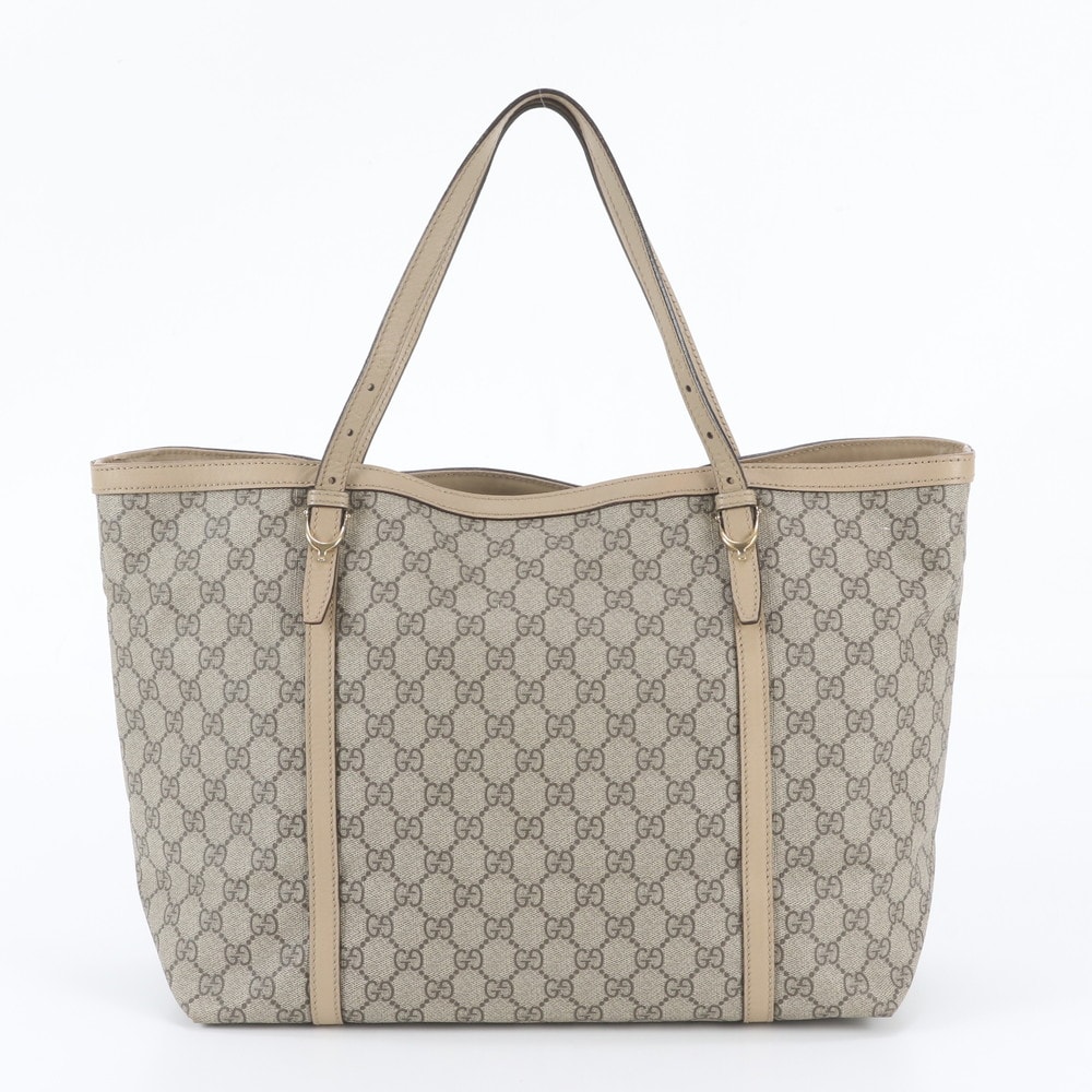 ■美品 グッチ GGスプリーム 309613 トート バッグ