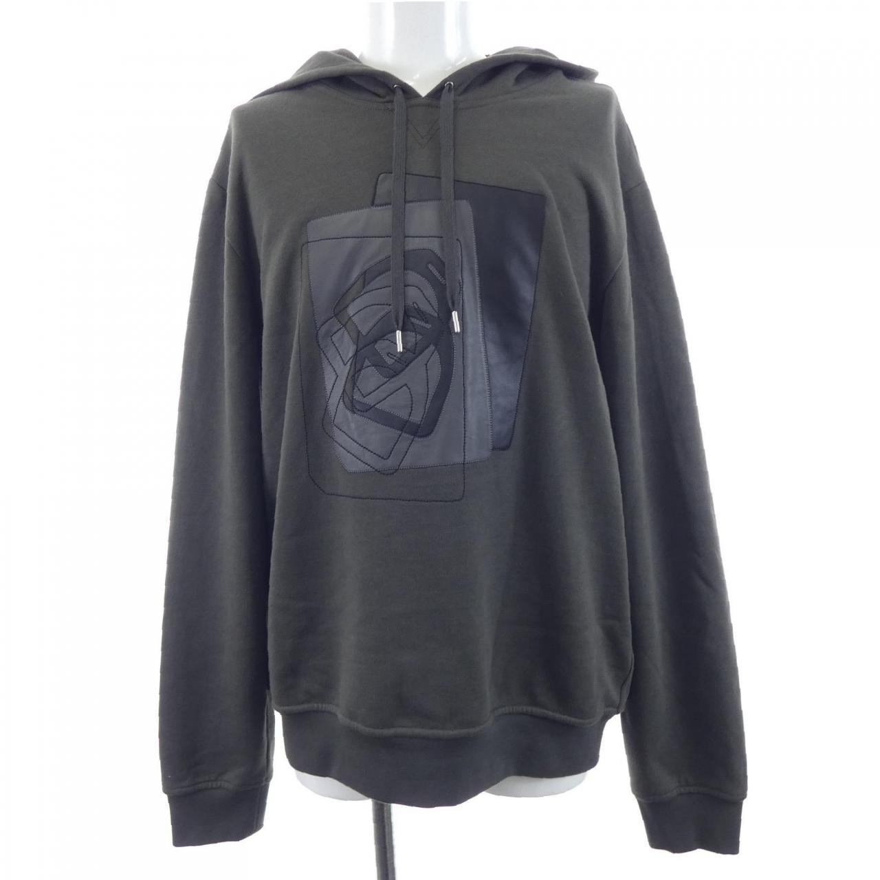 エルメス HERMES フーデッドパーカレザーパッチ ETRIERS DECALES 367800HA パーカー