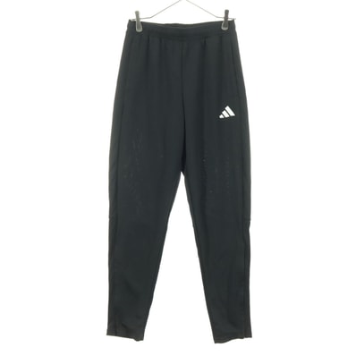 美品 adidas アディダス トラックパンツ M ブラック 裾ファスナー