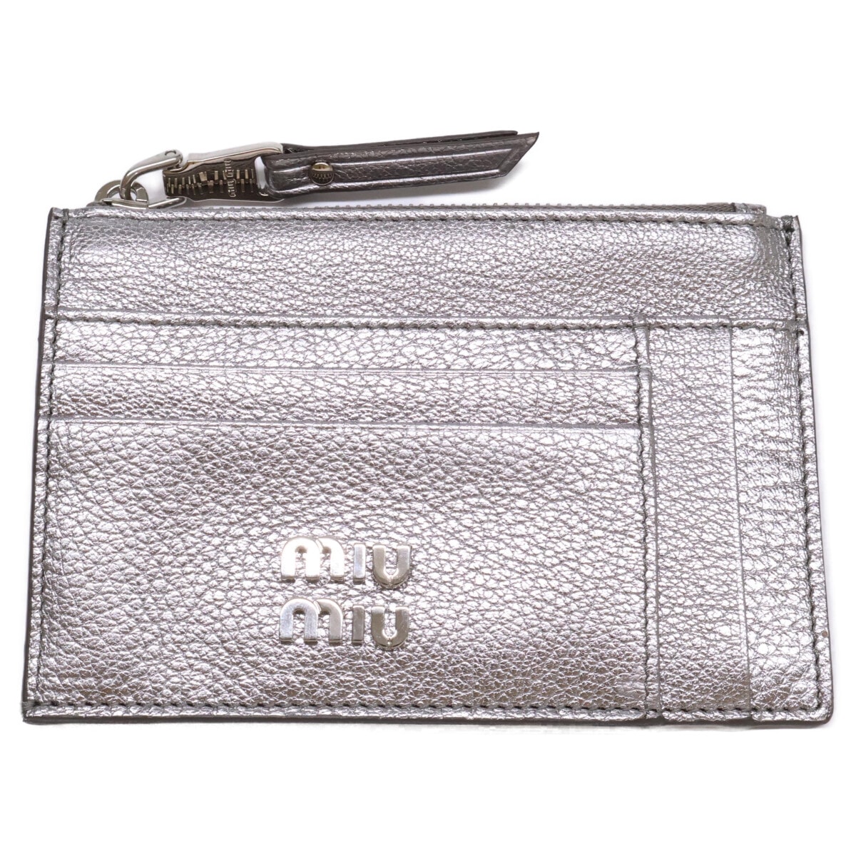 ミュウミュウ 【新品同様】メタリック フラグメントケース