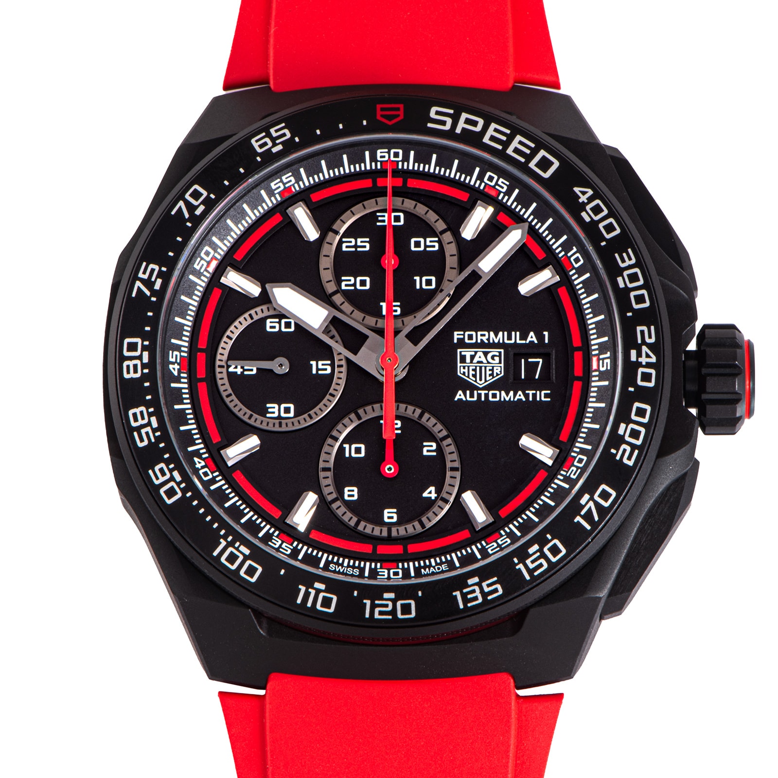 【新品】TAG HEUER タグホイヤー フォーミュラ1 クロノグラフ CBZ2085.FT8093 保証書2026年 チタン【中古】