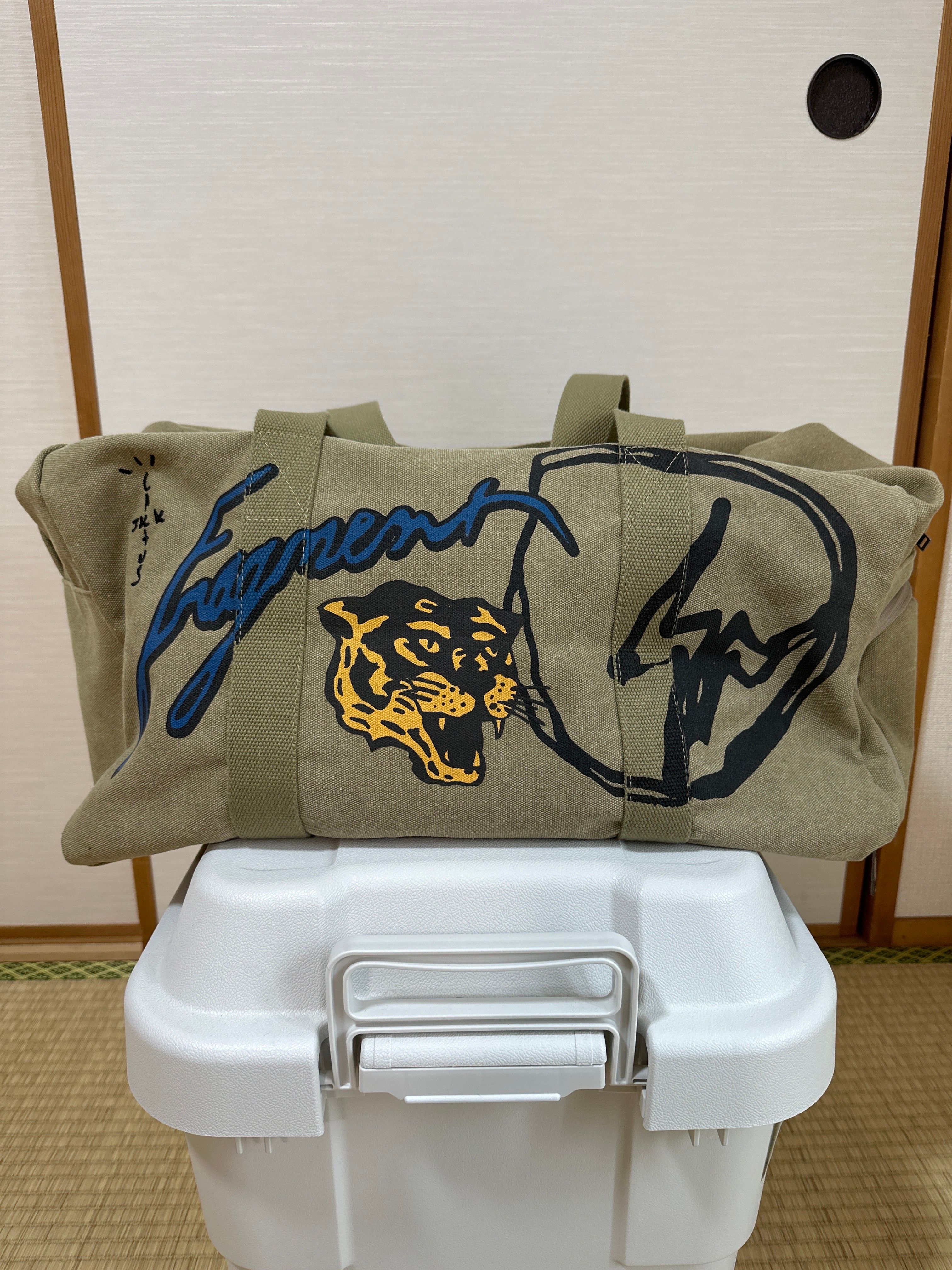 Travis Scott Cactus Jack For Fragment Icons Duffle "Brown"