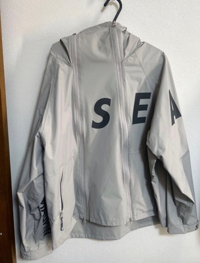 WIND AND SEA Dimension Both Zip WL Nylon Jacket "Gray"