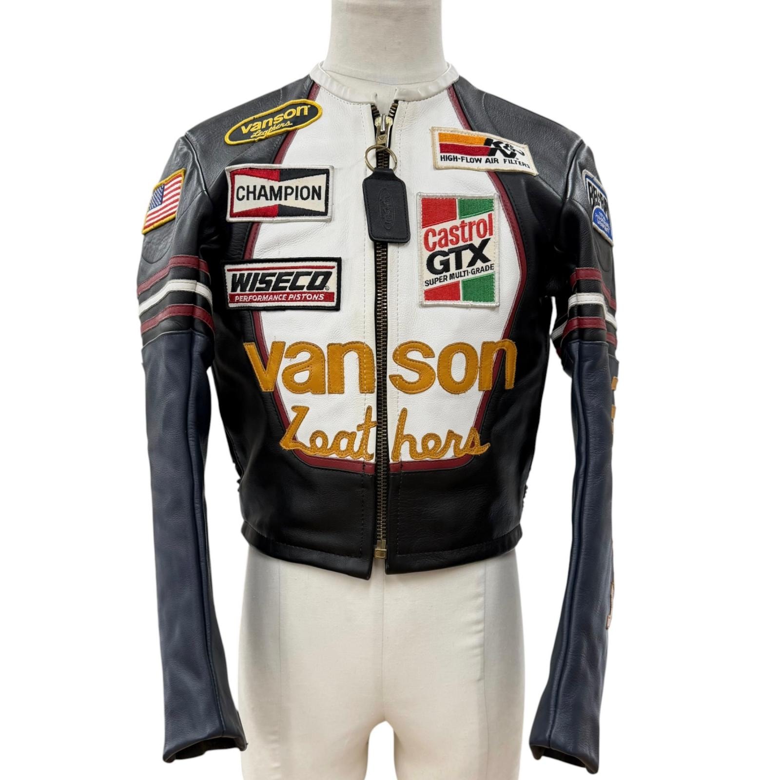 美品 バンソン ライダース ONE STAR LEATHER JACKET