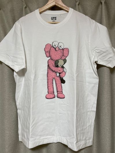 Uniqlo KAWS Pink BFF Tee "White"