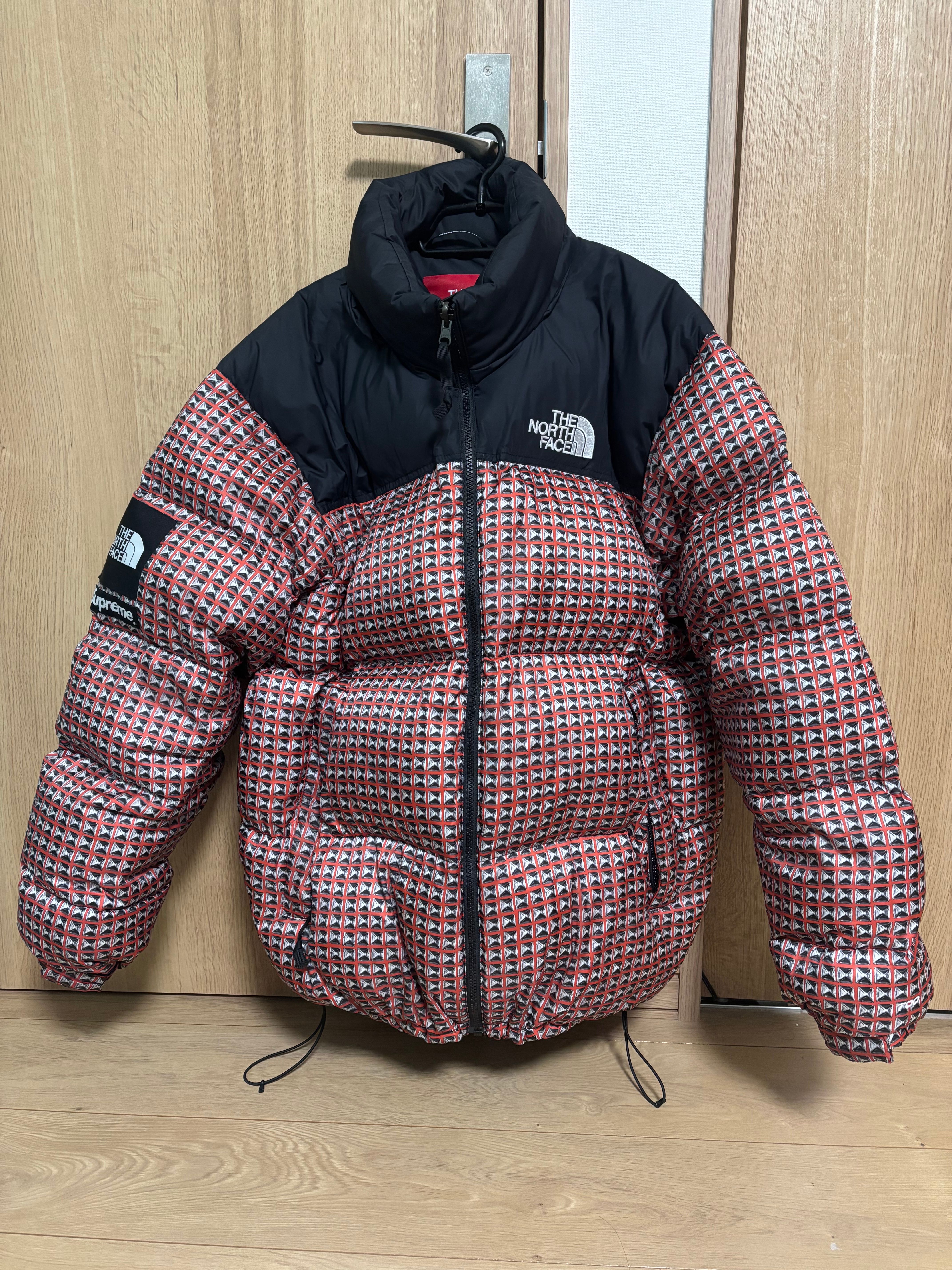 Supreme x The North Face Studded Nuptse Jacket "Red"