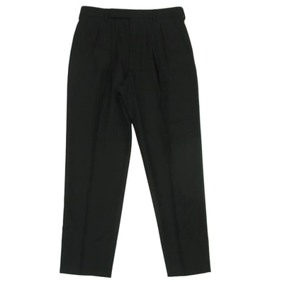 CELINE セリーヌ 19SS 2P093673D NEW WAVE ツープリーツ ニューウェーブ パンツ スラックス ブラック系 46【中古】