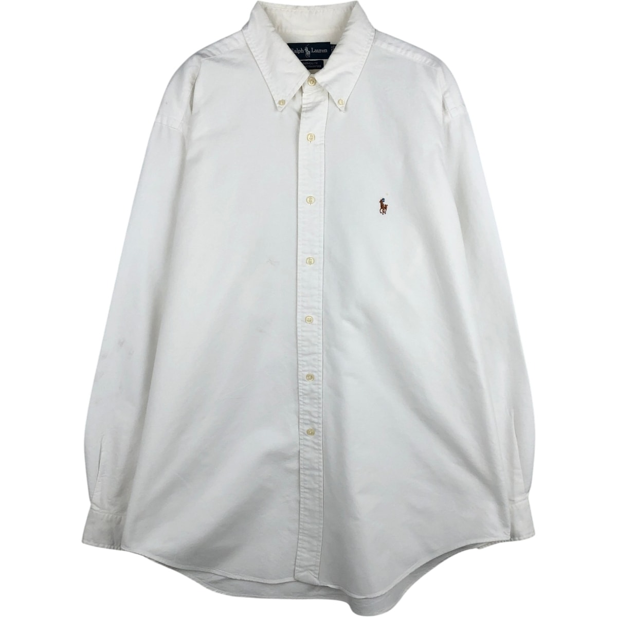 古着 ラルフローレン Ralph Lauren YARMOUTH 長袖 ボタンダウンシャツ メンズL相当/eaa625254