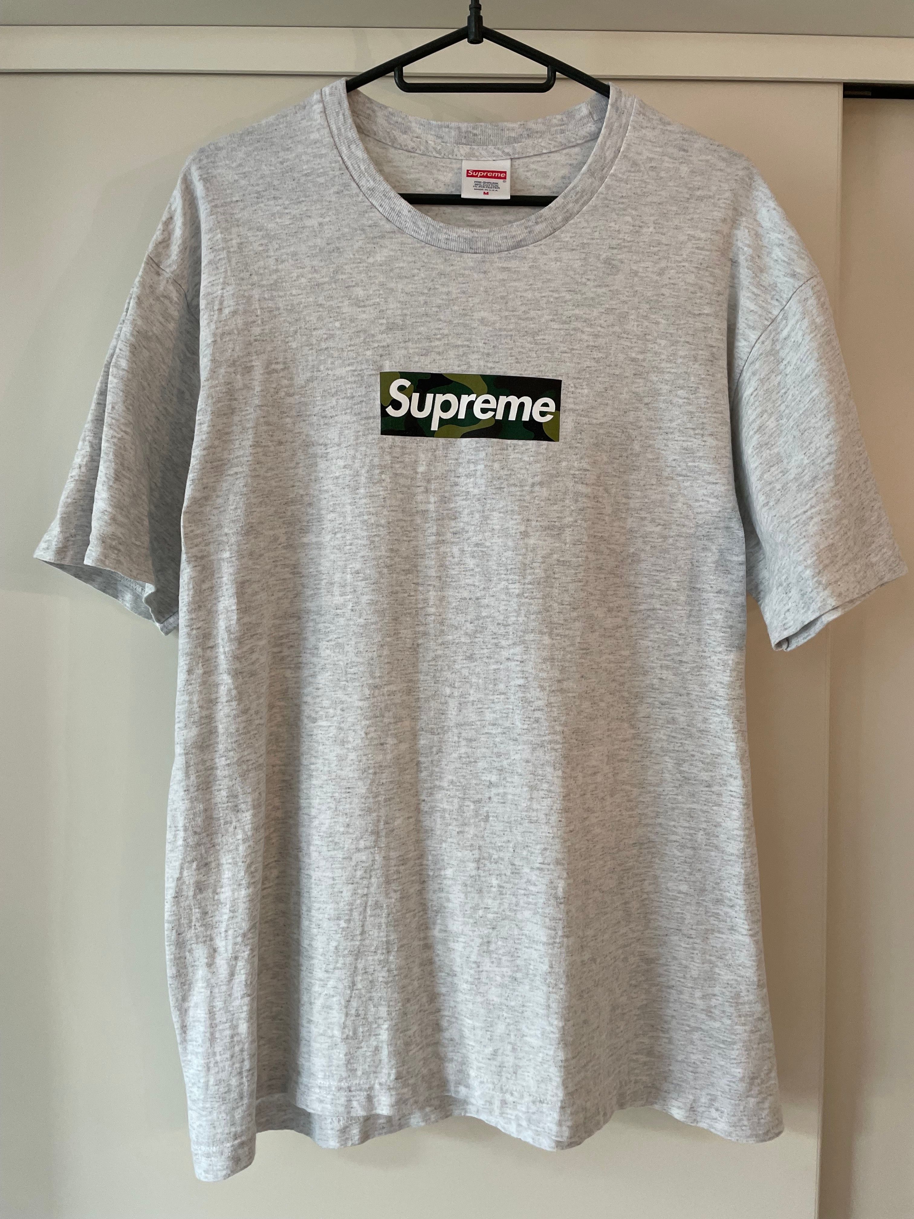 Supreme Box Logo Tee "Ash Grey" (23FW)