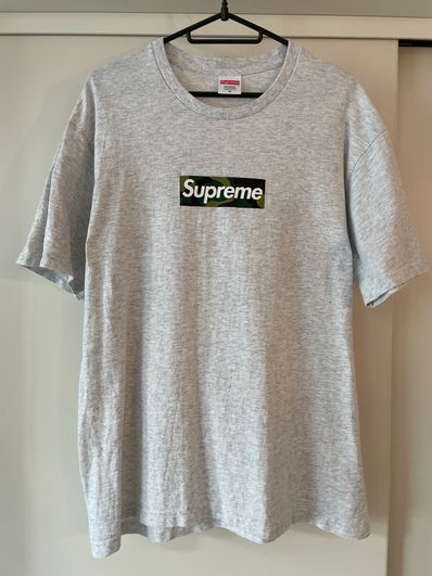 Supreme Box Logo Tee "Ash Grey" (23FW)