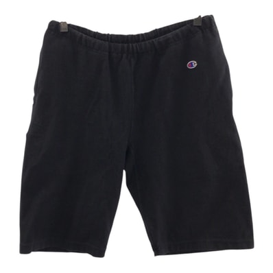 Champion チャンピオン サイズXL ブラック レッド ブルー ホワイト コットン ショートパンツ ハーフパンツ 505244 【中古】