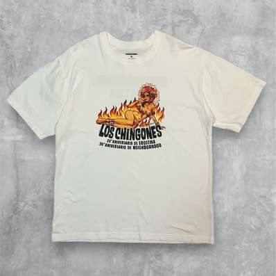 NEIGHBORHOOD x EROSTIKA . Tee SS-2 "White"