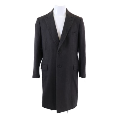 エルメス 【美品/国内正規】PT9201 ウールxカシミヤ チェスター 50