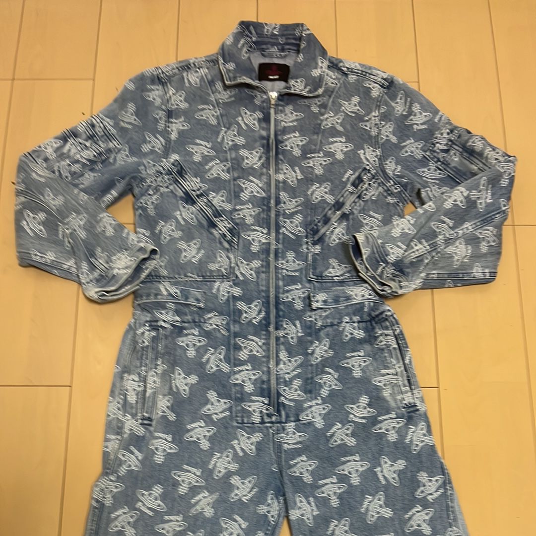 PALACE x Vivienne Westwood Denim Flight Suit "Stone Wash"