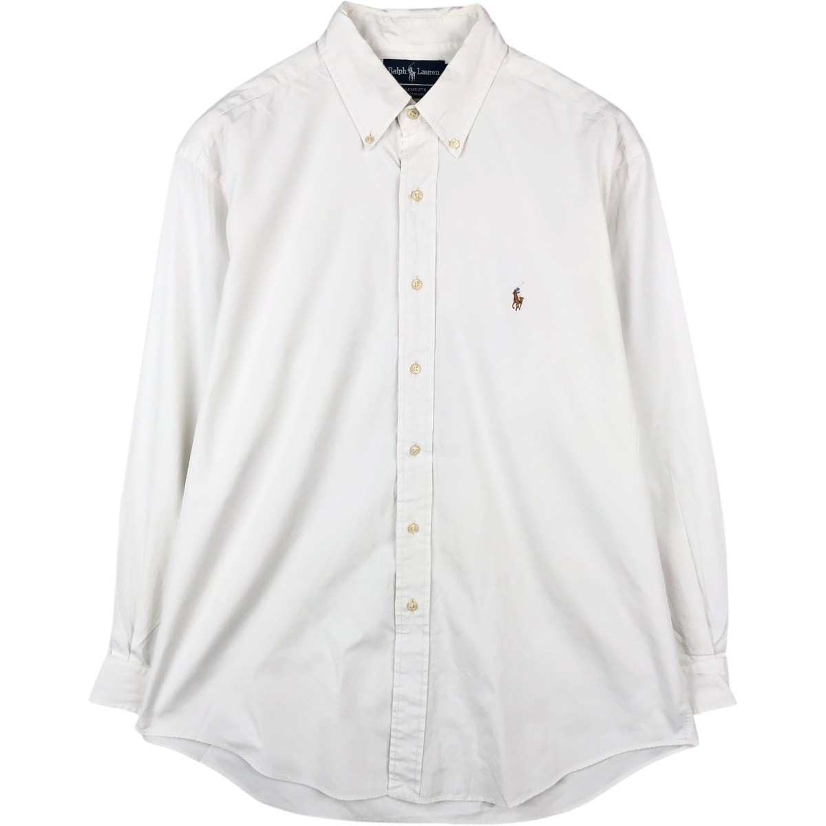 古着 ラルフローレン Ralph Lauren YARMOUTH 長袖 ボタンダウンシャツ メンズL相当/eaa666408