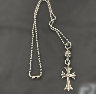 Chrome Hearts 1 Ball Tiny CH Cross Charm "Silver"